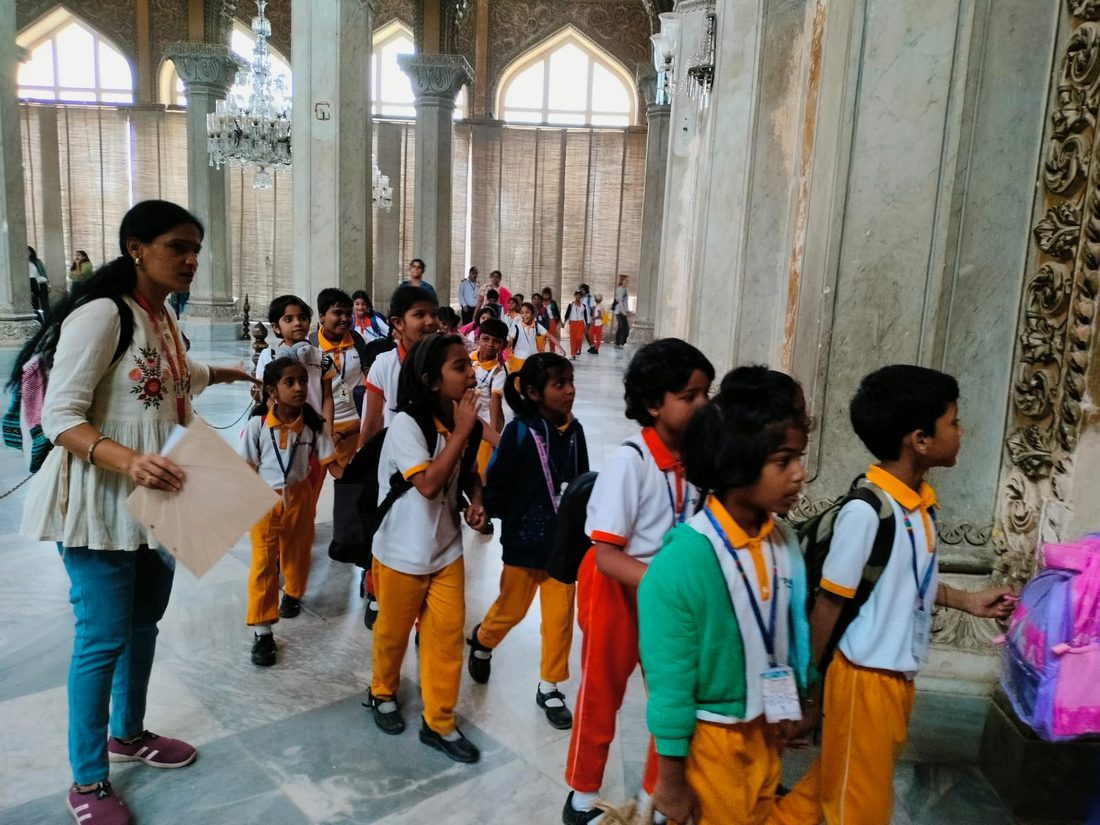 Sprout students on a field trip